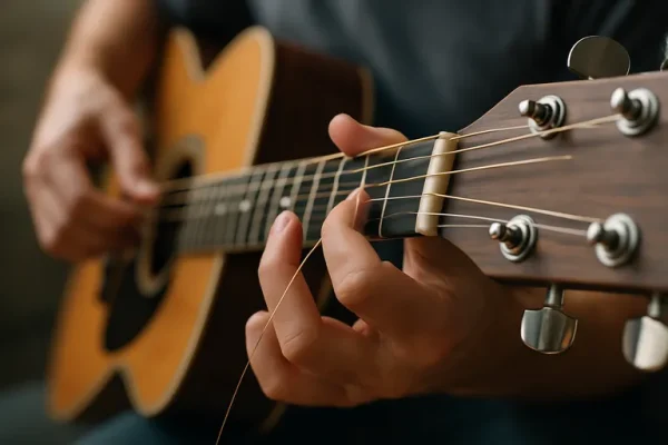 Laat je hoge e-snaar schitteren zonder piepen, rammelen of snaarbreuk