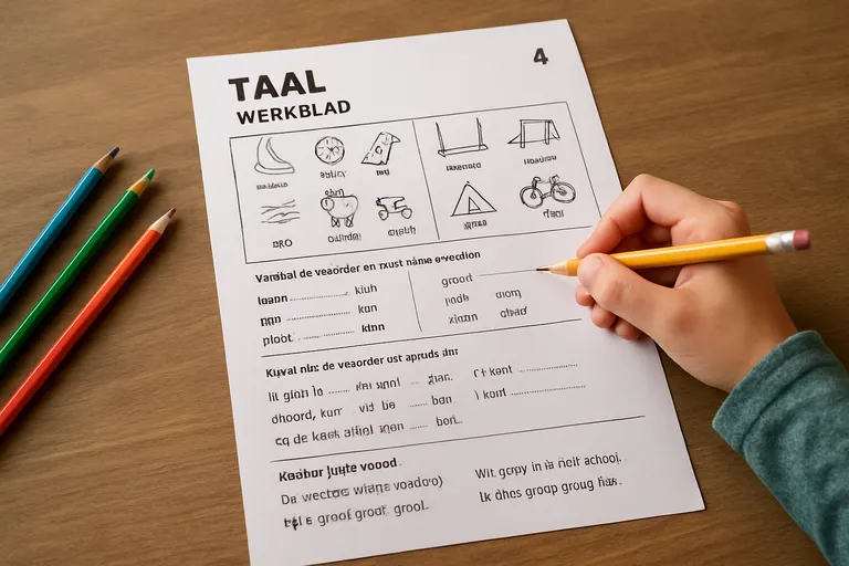Leerlijnen taal in groep 4: wat oefen je?