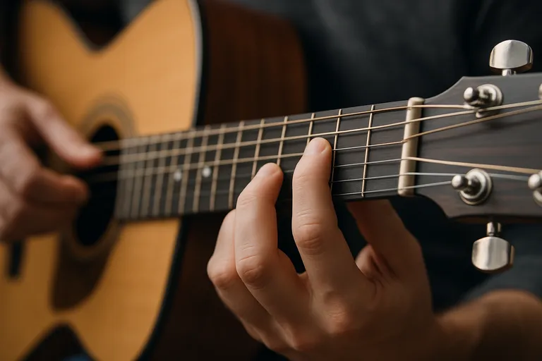 Wat is de hoge e-snaar op gitaar