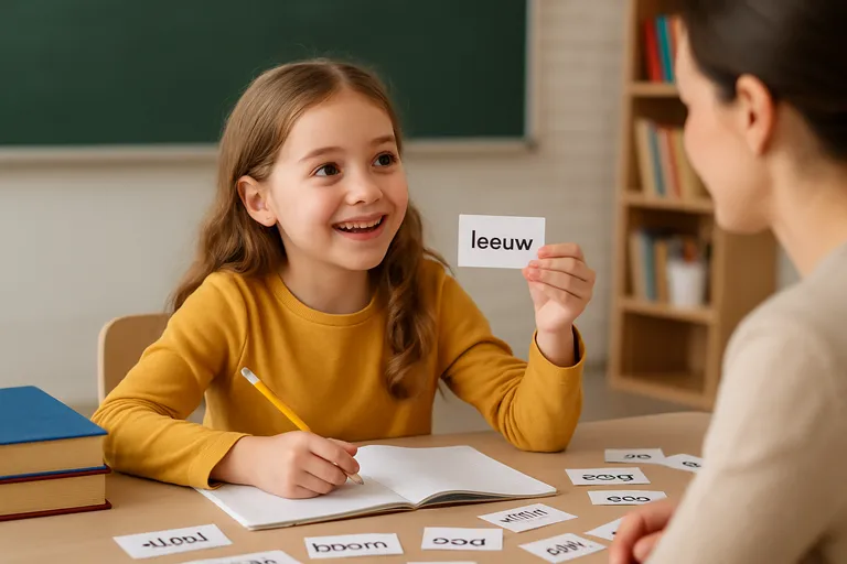 Wat is woordenschat oefenen in groep 4
