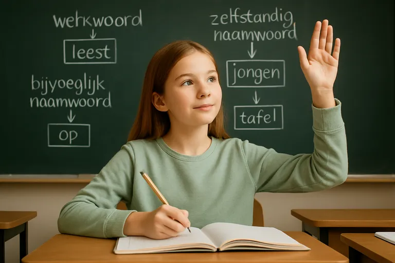 Wat valt onder grammatica in groep 7